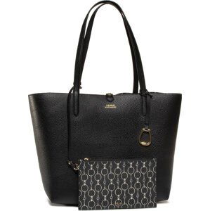 Kabelka Lauren Ralph Lauren Rvrsble Tote 431795329006 Blk Chain