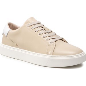 Sneakersy Calvin Klein Low Top Lace Up Bonded HM0HM00322 Stony Beige ACE