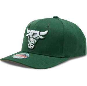 Kšiltovka Mitchell & Ness Chicago Bulls 6HSSINTL974 Green/Sand