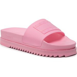 Nazouváky Tommy Jeans Flatform Pool Slide EN0EN01820 Fresh Pink THE