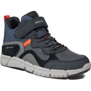 Kotníková obuv Geox J Flexyper Boy B Abx J269XA 032ME C0659 D Navy/Orange