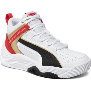Sneakersy Puma Rebound Future Evo Jr 385583 03 White/Black/Risk Red/Gold