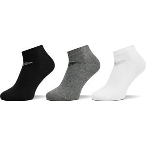 Sada 3 párů dámských nízkých ponožek Emporio Armani 300048 4R234 35521 Barevná