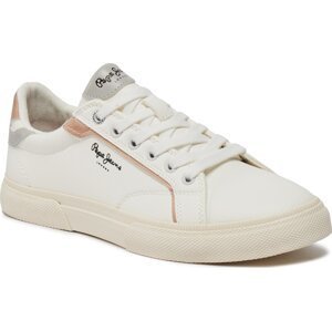 Sneakersy Pepe Jeans Kenton Mix W PLS31560 Factory White 801