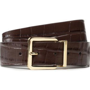 Dámský pásek Lauren Ralph Lauren Square Revers 412872838003 Brown