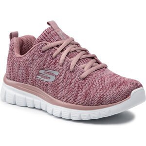 Boty Skechers Twisted Fortune 12614/MVE Mauve