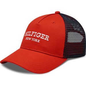 Kšiltovka Tommy Hilfiger Monotype Cap AU0AU01846 Fierce Red XND