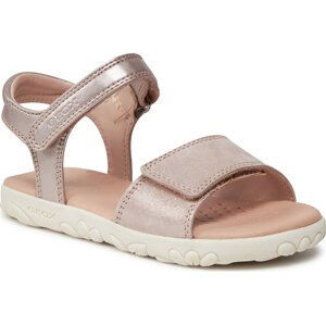 Sandály Geox J Sandal Haiti Girl J028ZA 0MANF C8172 M Lt Rose