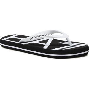 Žabky EA7 Emporio Armani XCQ004 XK196 A120 Black/White