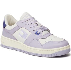 Sneakersy Tommy Hilfiger Tjw Retro Basket Tonal Logo EN0EN02483 Lavender Flower W06