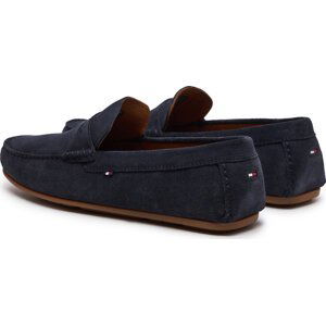 Mokasíny Tommy Hilfiger Casual Hilfiger Suede Driver FM0FM04998 Blue DW5