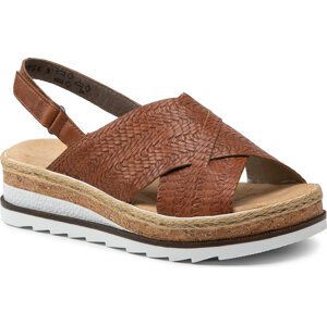 Espadrilky Rieker V79B4-25A Brown