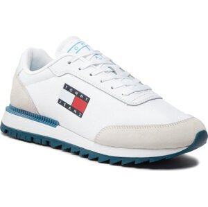 Sneakersy Tommy Jeans Retro Evolve EM0EM00991 White YBR