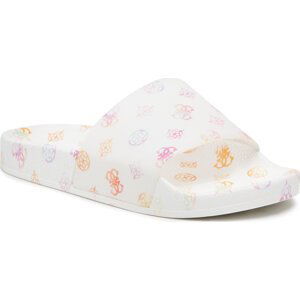 Nazouváky Guess Printed Beach Slippers E2GZ02 BB00F Bílá