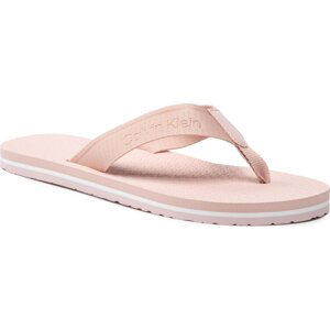 Žabky Calvin Klein Flipflop Ergonomic Sole He HW0HW00744 Spring Rose TER