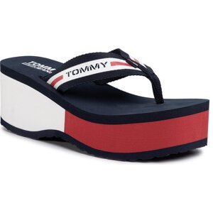 Žabky Tommy Jeans Chunky Tape Beach Sandal EN0EN00855 Twilight Navy C87