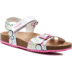 Sandály Geox J Adriel Girl J158MC 000FC C0653 D White/Multicolor