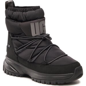 Polokozačky Ugg W Yose Ruffer Mid 1131978 Blk