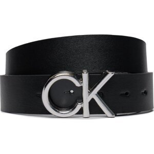 Pánský pásek Calvin Klein Adj Ck Metal Smooth 35Mm K50K511758 Ck Black Smooth BEH