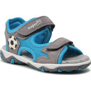 Sandály Superfit 1-009469-2510 M Light-Grey/Turquoise