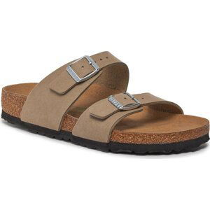 Nazouváky Birkenstock Sydney 1026700 Soft Birki Vegan Gray Taupe