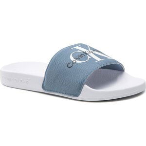 Nazouváky Calvin Klein Jeans Slide Swim Women YW0YW00658 Blue Coral DYM