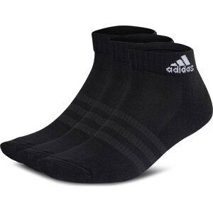 Nízké ponožky Unisex adidas Cushioned Sportswear Ankle Socks 3 Pairs IC1277 black/white