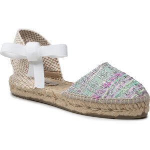 Espadrilky Manebi Flat Valenciana T 1.6 P0 Pastel Silver Shades Lame