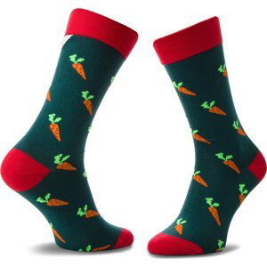 Klasické ponožky Unisex Cup of Sox Marchewka Słodka Z Zielenią Włodka A Zelená