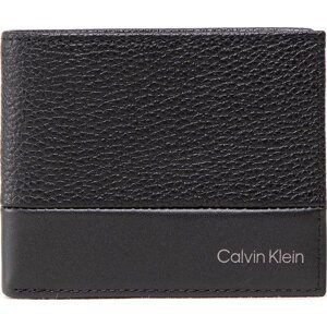 Malá pánská peněženka Calvin Klein Subtle Mix Bifold 6Cc W/Bill K50K509182 Ck Black BAX
