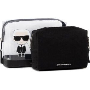 Sada kosmetických kufříků KARL LAGERFELD 201W3204 Transparen