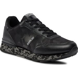 Sneakersy Replay GMS68 .000.C0083T Camo Black Black