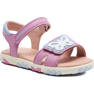 Sandály Geox J Sandal Haiti Girl J458ZA 000BC C8FM4 S Dk Pink/Sky