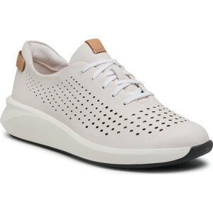 Sneakersy Clarks Un Rio Tie 261482564 White Leather