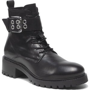 Polokozačky Vero Moda Vmrough Leather Boot 10264287 Black