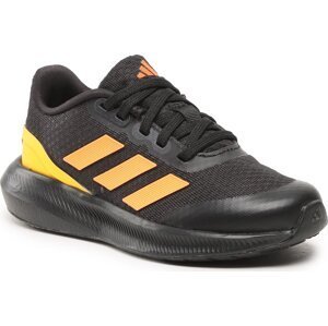 Boty adidas RunFalcon 3 Sport Running Lace Shoes HP5839 Core Black/Screaming Orange/Solar Gold