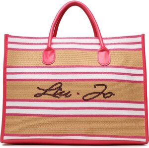 Kabelka Liu Jo Shopping Paglia Moti VA3170 T0300 Naturale/Fuxia 09U22