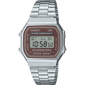 Hodinky Casio A168WA-5AYES Silver/Brown