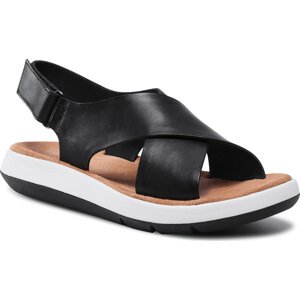 Sandály Clarks Jemsa Cross 261584774 Black Leather