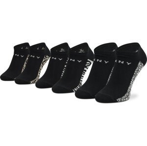 Sada 3 párů dámských vysokých ponožek DKNY Darby S4_0093T_DKY Black/White Animal