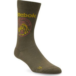 Klasické ponožky Unisex Reebok Classics Camping Socks HD9946 Zelená