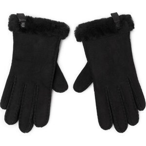 Dámské rukavice Ugg W Shorty W Leather Trim 17367 Black 1