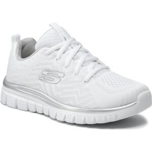 Boty Skechers Get Connected 12615/WSL White/Silver