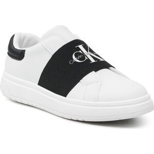 Sneakersy Calvin Klein Jeans Low Cut Sneaker V3X9-80558-1355 S White/Black Z002