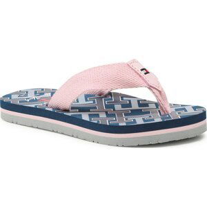 Žabky Tommy Hilfiger Logo Flip Flop T3A8-32786-0058 M Blue/Pink X893