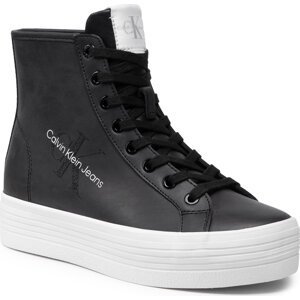 Sneakersy Calvin Klein Jeans Vulcanized Flatform High Sneaker YW0YW00602 Black BDS