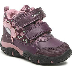 Kotníková obuv Geox B Baltic G.B Abx B2654A 0CEMN CF88F M Prune/Dk Pink