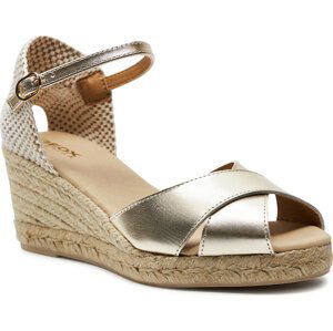 Espadrilky Geox D Gelsa Low D45NGA 000CF C2012 Lt Gold