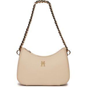 Kabelka Tommy Hilfiger Th Refined Chain Shoulder Bag AW0AW16079 White Clay AES