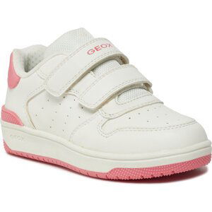 Sneakersy Geox J Washiba J45HXB 000BC C1200 M White/Coral